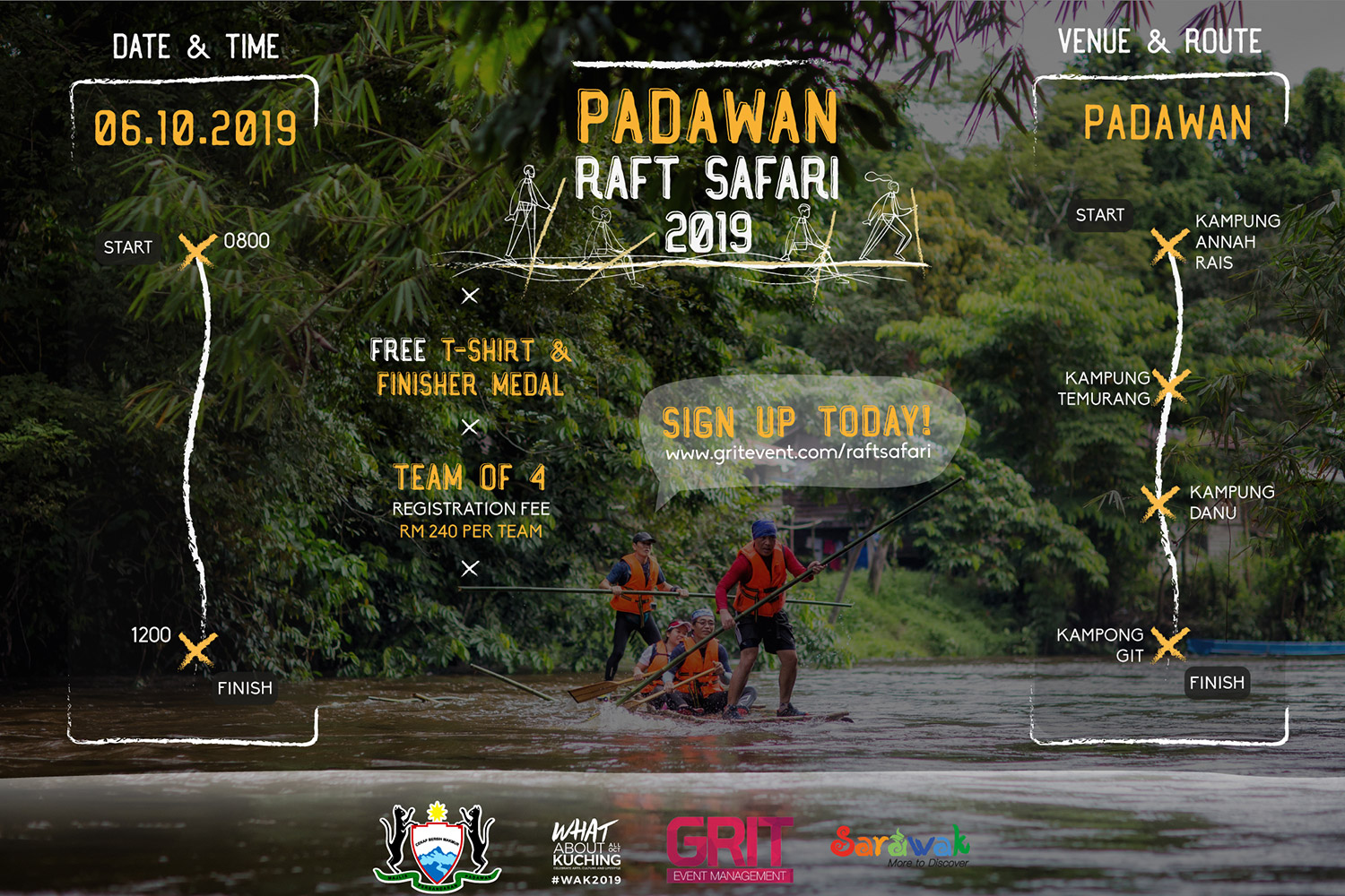 Padawan Raft Safari 2019 – Grit Event